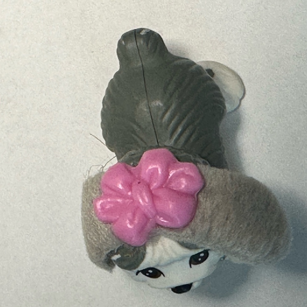 Vintage Littlest Pet Shop Dog from Garden Tag Pets White And Gray Dog Collection - Picture 6 of 8